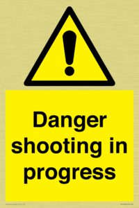 Danger shooting in progress
